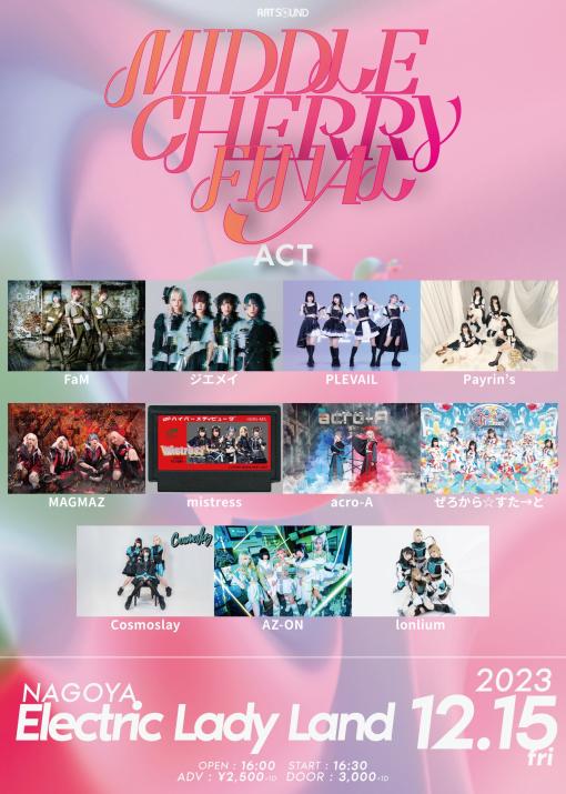 MIDDLE CHERRY FINALのフライヤー